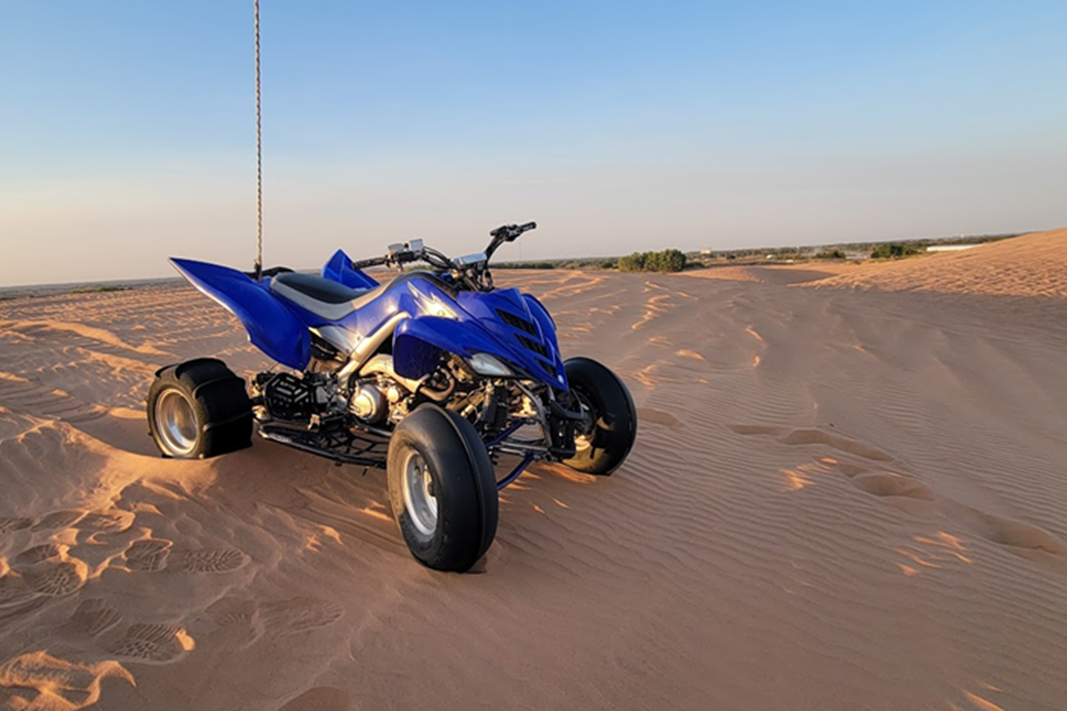 Honda 400EX rear axle swap